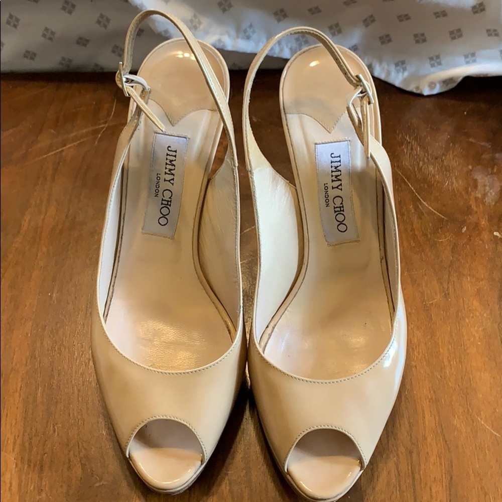 Nude Jimmy Choo pumps